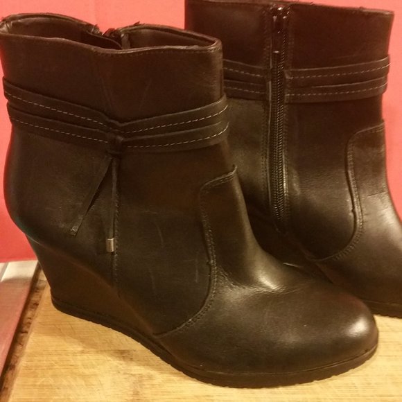 Flexis All Leather BOOTIES WITH NEW  WITHOUT BOX.....  ***   SHOES STILL MINT ! - Picture 7 of 7